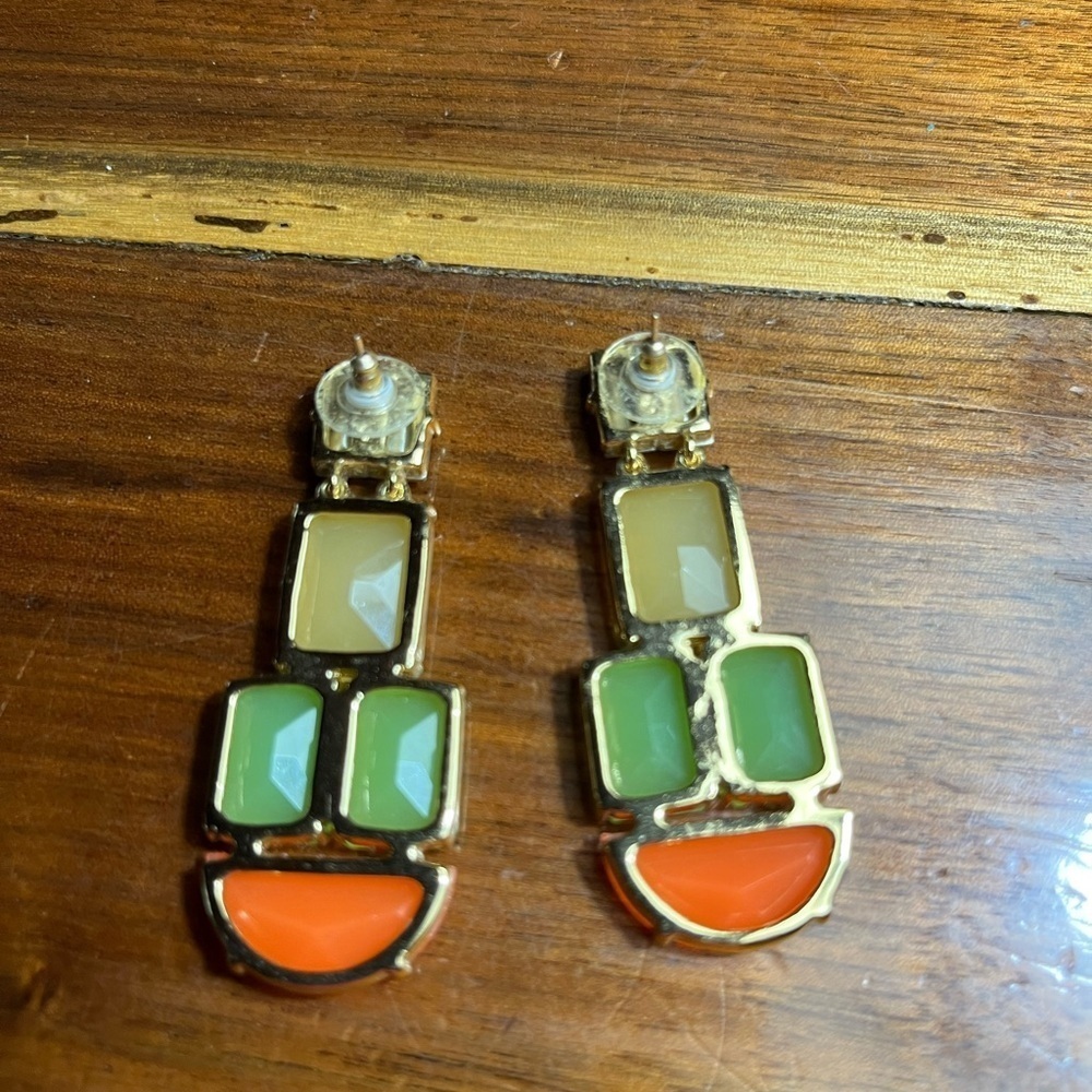 Kate Spade Multicolor Block Earrings - Picture 2 of 4